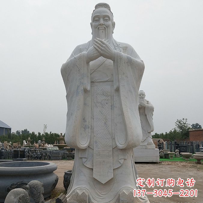 山东传承自然美学,济南中领雕塑青铜孔子雕塑