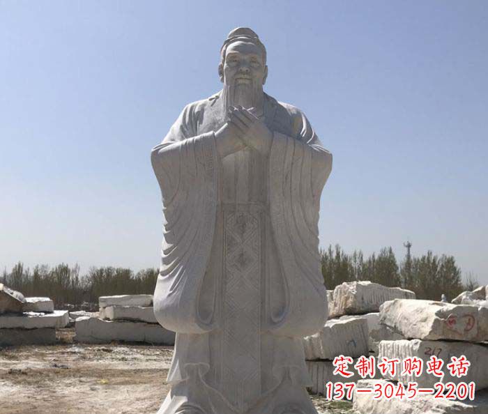 山东孔子古代名人石雕 (3)