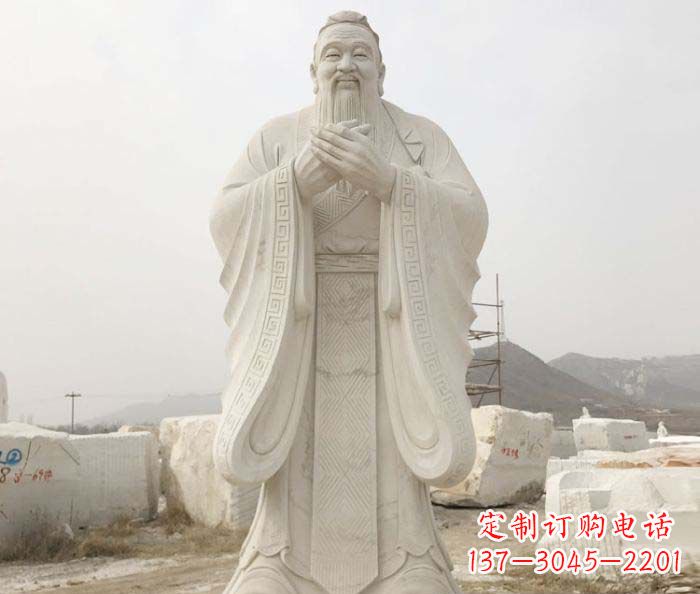 山东以孔子崇高形象设计独一无二的雕塑