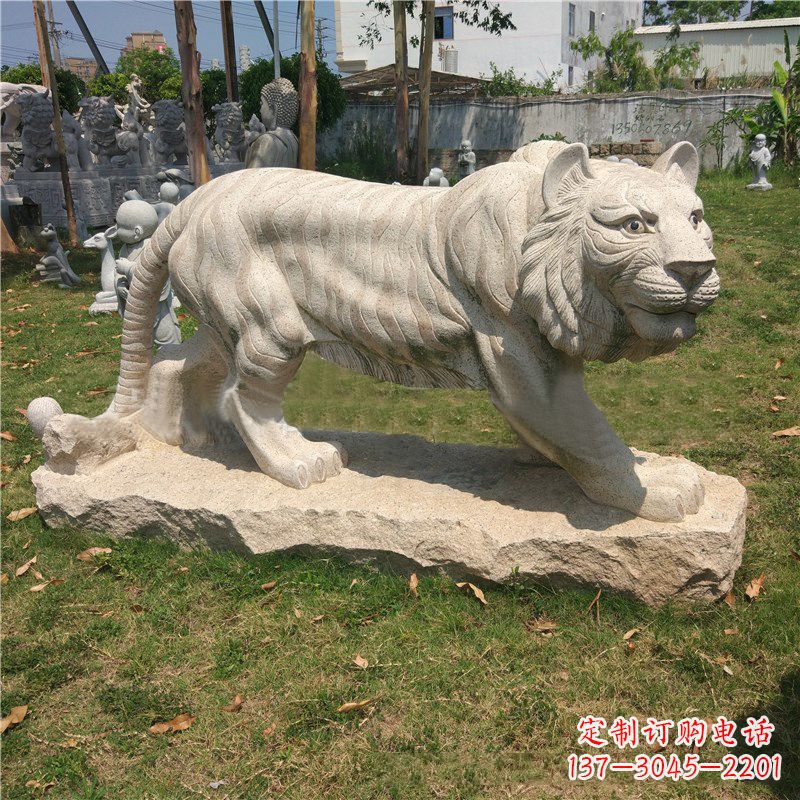 山东中领雕塑推出老虎石雕艺术品,这是一种以花…