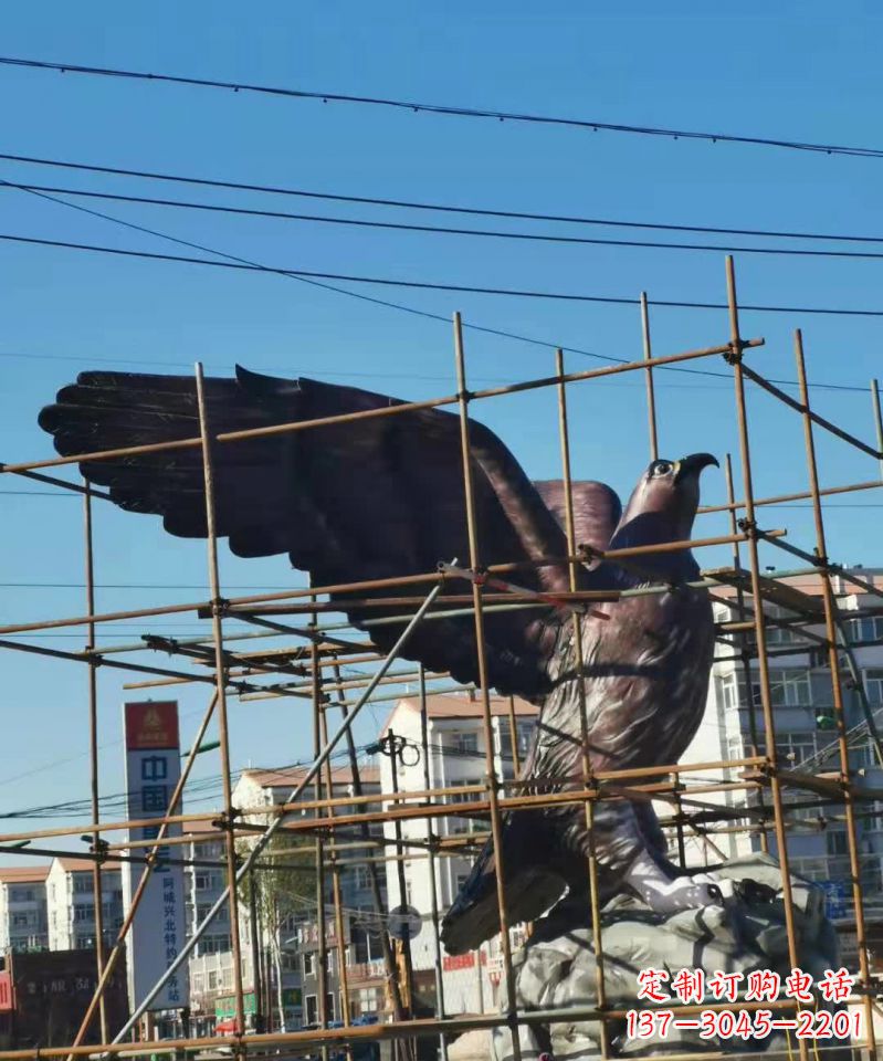 山东高雅精致精美老鹰铜雕