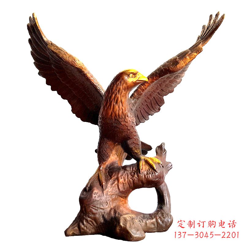 山东中领雕塑推出的老鹰展翅铜雕绝对是一件可以…