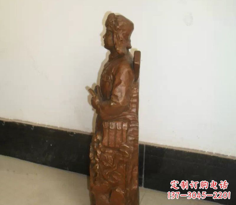 山东雷锋校园名人铜雕