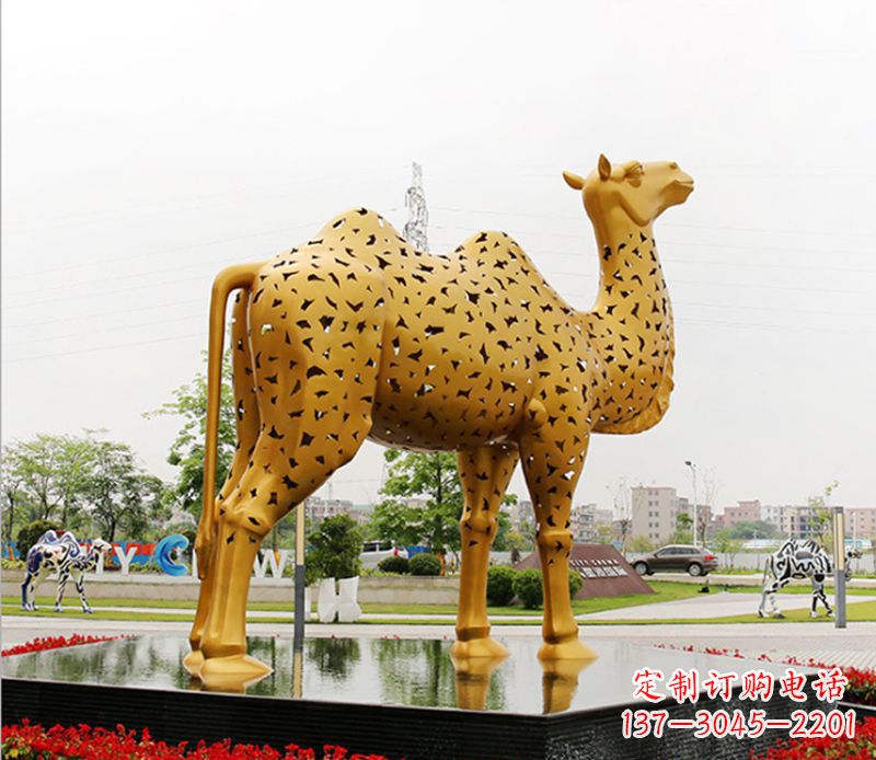 山东中领雕塑:骆驼雕塑精美绝伦