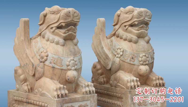 山东中领雕塑:传承古老传统,精心雕琢貔貅石雕