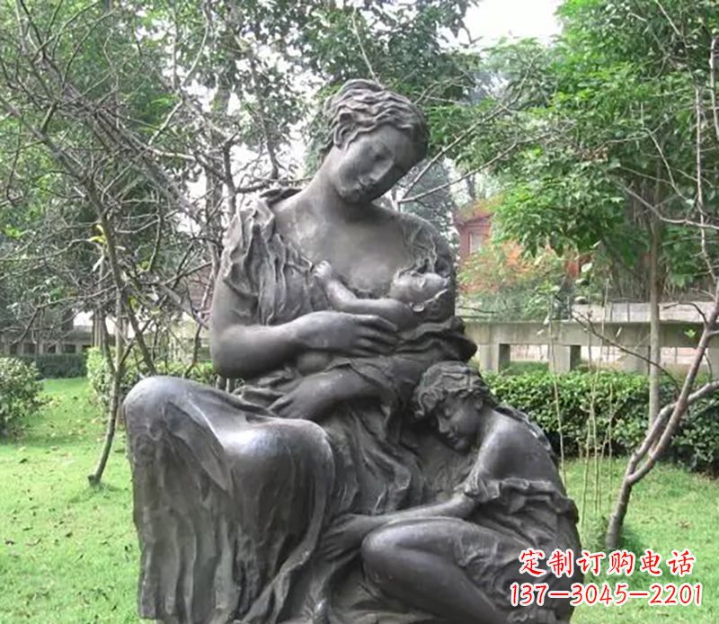 山东铸造母爱——母亲铜雕塑