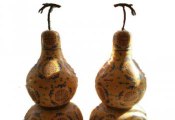 山东传统文化精美葫芦铜雕