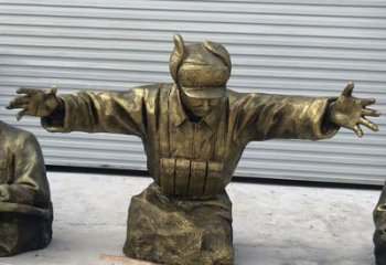 山东黄继光铜雕是由中领雕塑定制的精致作品。中…