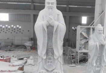 山东精美的孔子雕像，精雕细琢，彰显文明之美