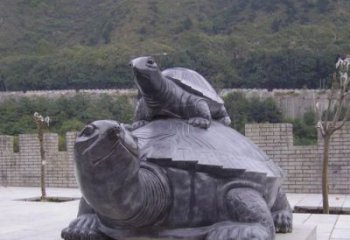 山东中领雕塑母子乌龟公园石雕