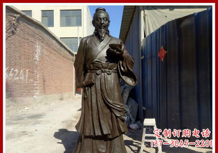 山东中领雕塑的精品杜康铜雕将传统文化与现代工…