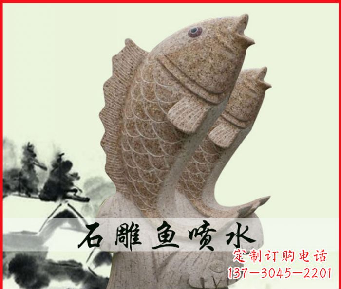 山东艺术级鲤鱼雕塑,精致装点您的喷水公园