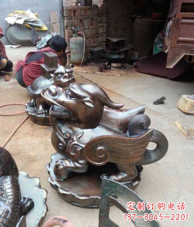 山东貔貅铜雕1