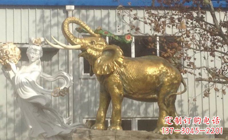 山东铜质大象雕塑,令人惊叹的精湛工艺