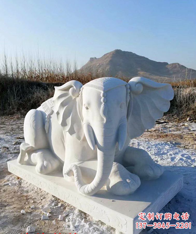 山东追忆历史,清明上坟大象石雕