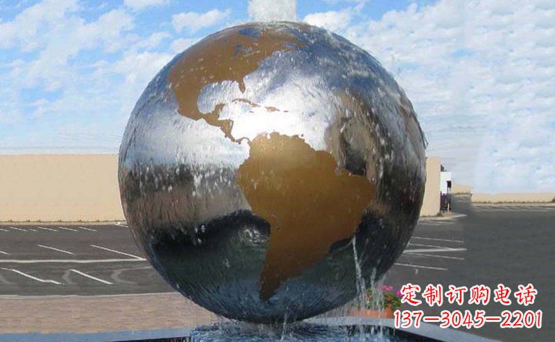 山东精细不锈钢地球雕塑,让您的家居更有文艺范
