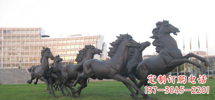 山东群马公园动物铜雕,让艺术描绘你的故事