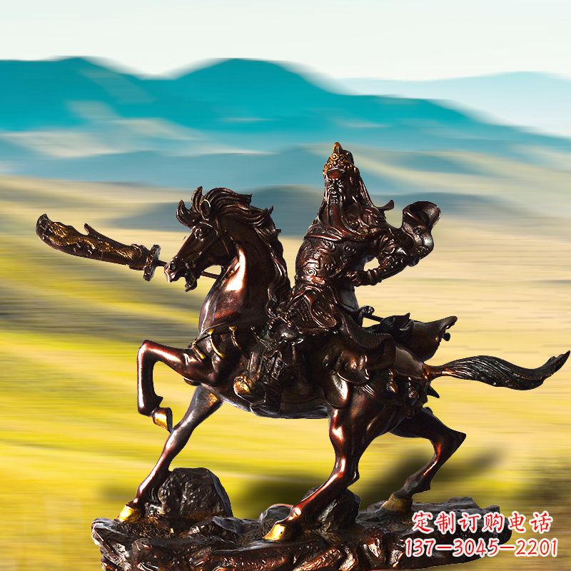 山东中领雕塑:关公铜雕,永不褪色的传奇