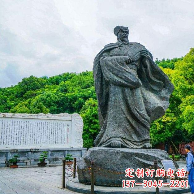 山东汇聚历史荣光——中领雕塑诸葛亮雕塑