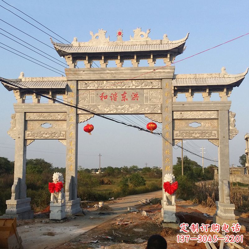 山东让你爱上石牌坊雕塑