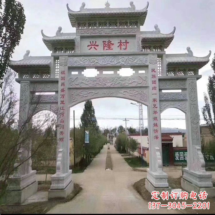 山东牌坊雕塑--武当山艺术之美