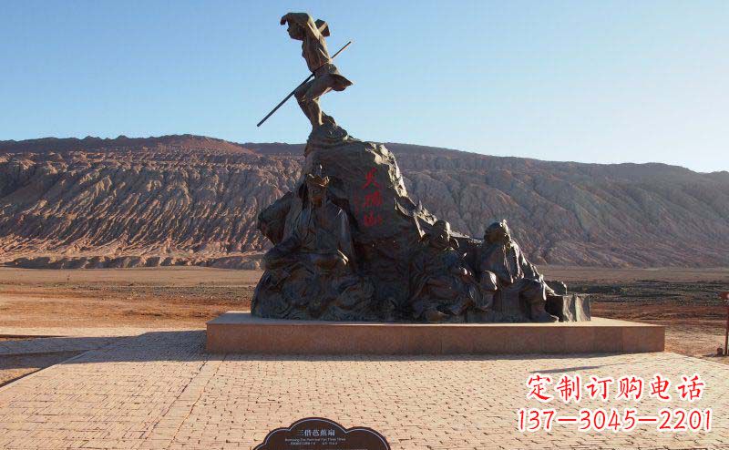 山东中领雕塑|唐僧铜雕雕塑定制