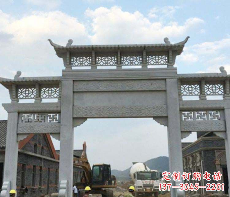 山东牌坊大理石石雕:显露美丽的古典风情