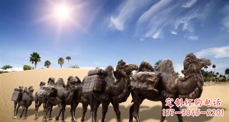 山东中领雕塑沙漠骆驼铜雕制作工艺与定制标准