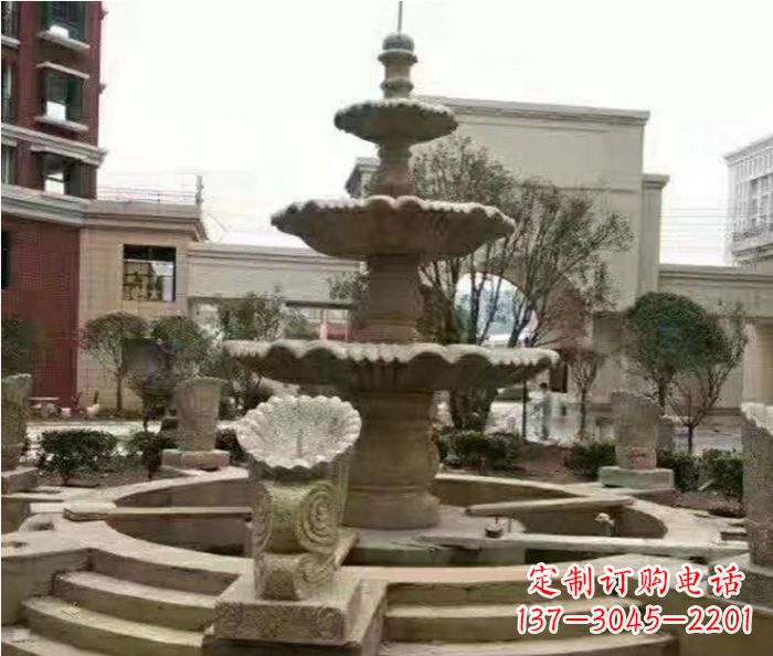 山东高品质砂岩喷泉雕塑