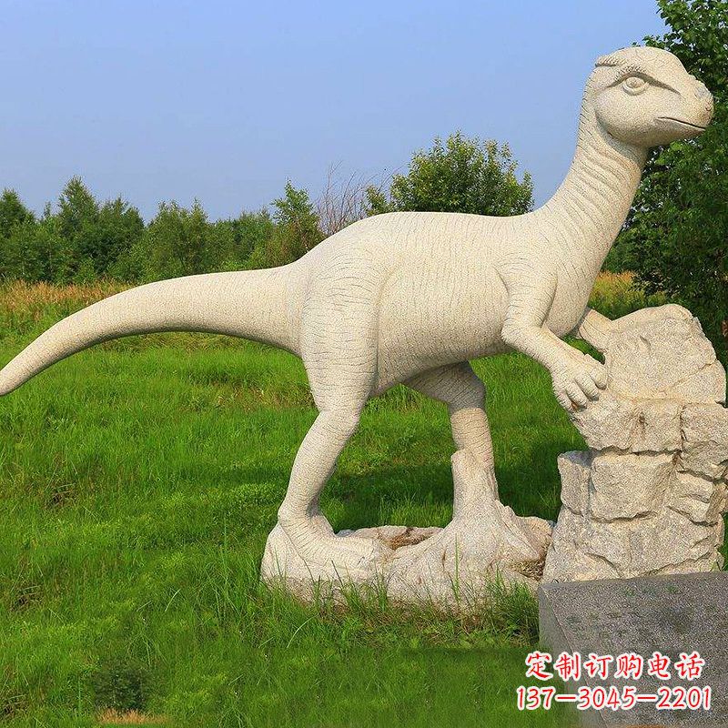 山东雕刻恐龙的砂岩艺术