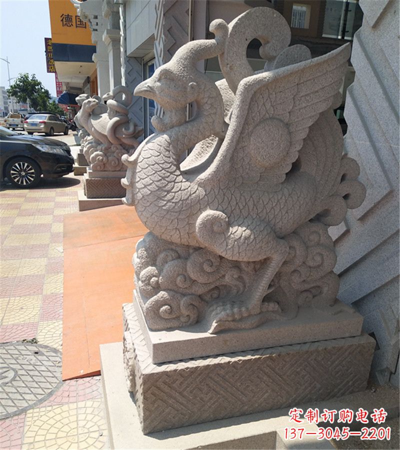 山东珠江朱雀——精美古典雕塑摆件