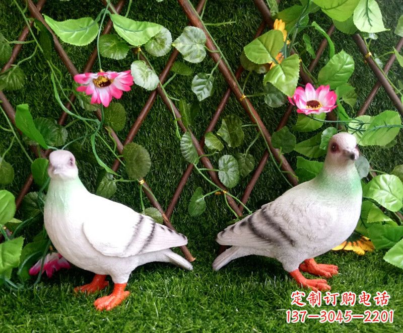 山东传递和平的鸽子雕塑