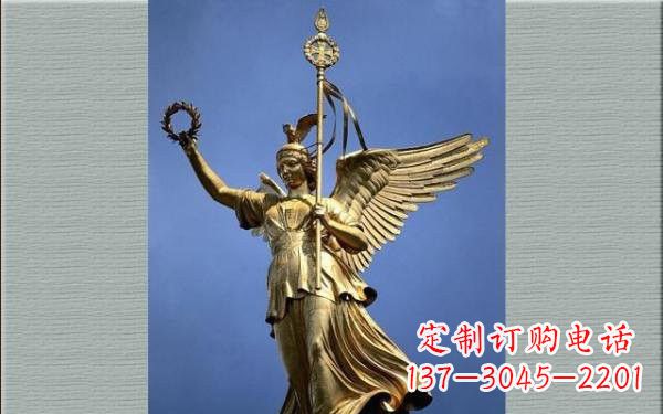 山东优雅的胜利女神铜雕