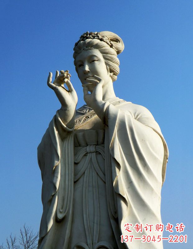 山东精美绝伦的古代美女雕像