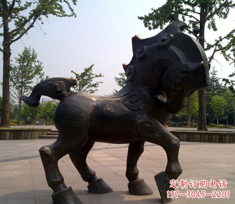 山东中领雕塑的十二生肖铜雕塑是一款独具特色的…