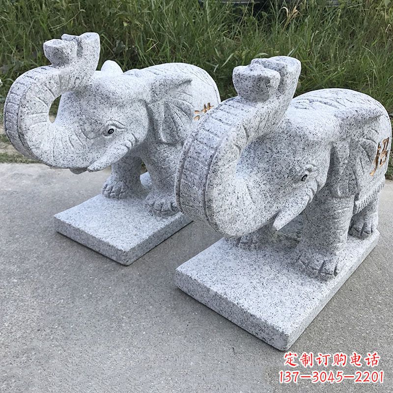 山东石雕大象招财象