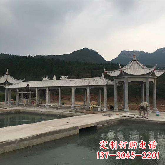 山东多功能石雕长廊雕塑