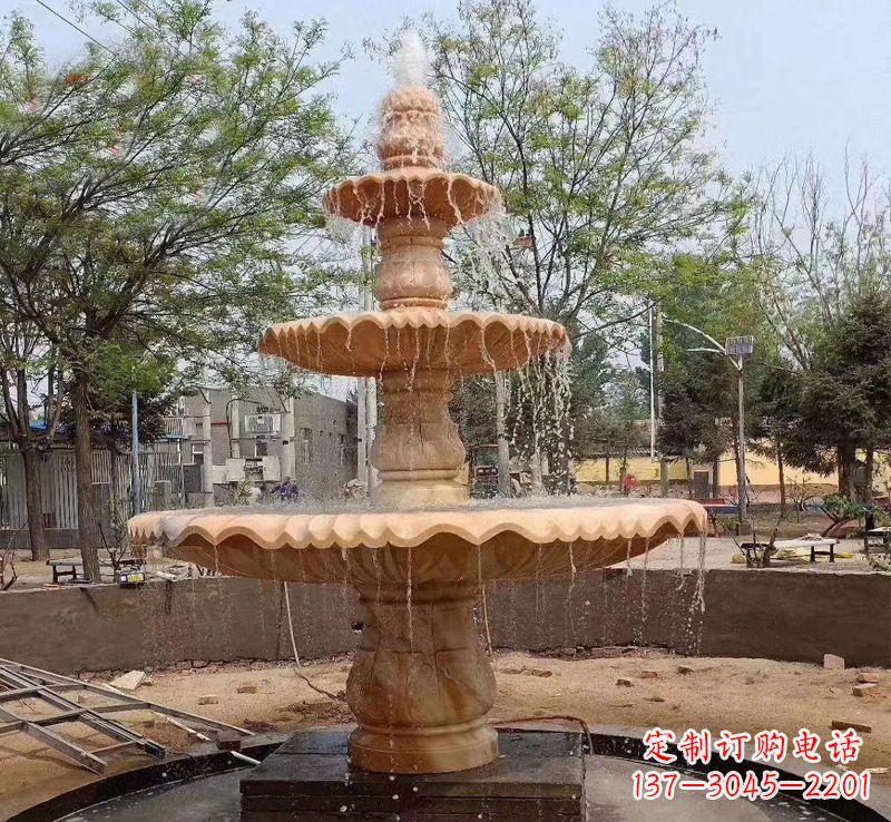山东石雕风水球图片