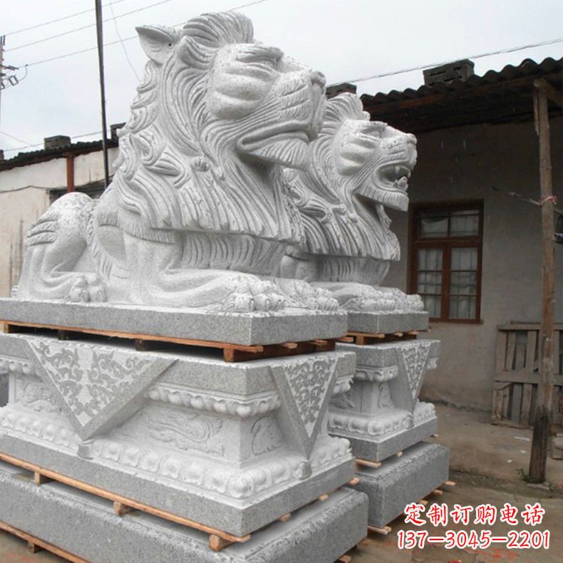 山东港币狮子雕塑，华丽展现华夏气势