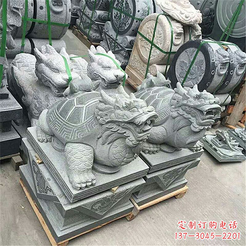 山东精美的乌龟石雕精品