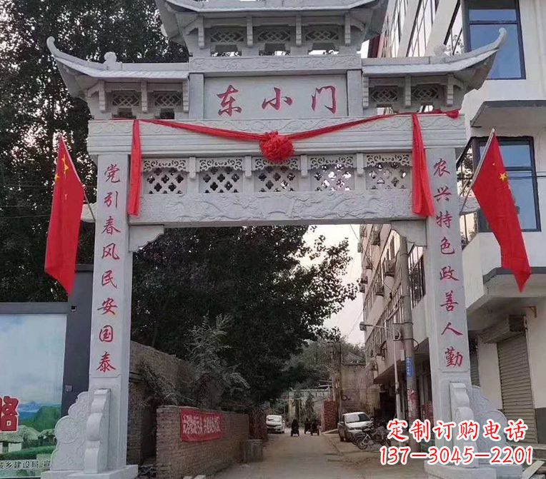 山东精美锻铸牌楼雕塑,展现独特艺术魅力