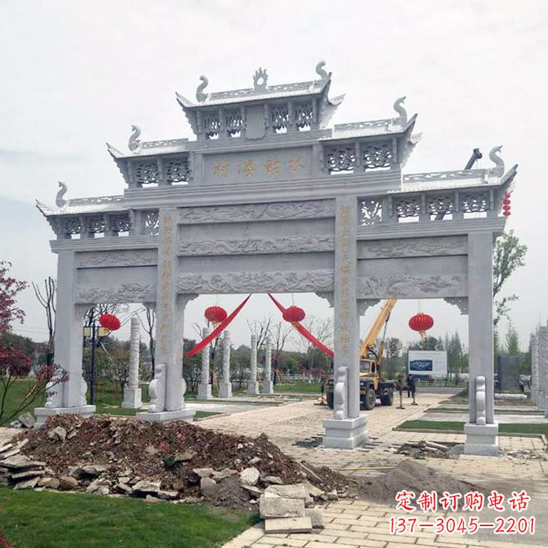 山东石雕牌楼牌坊