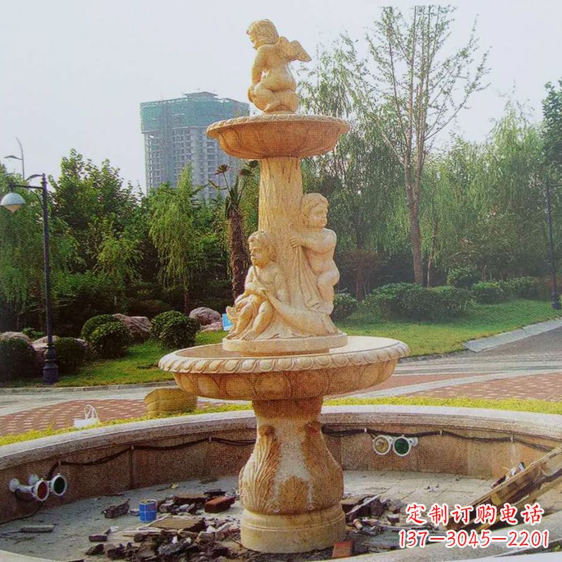 山东石雕喷泉龙头——美观优雅的水景定制