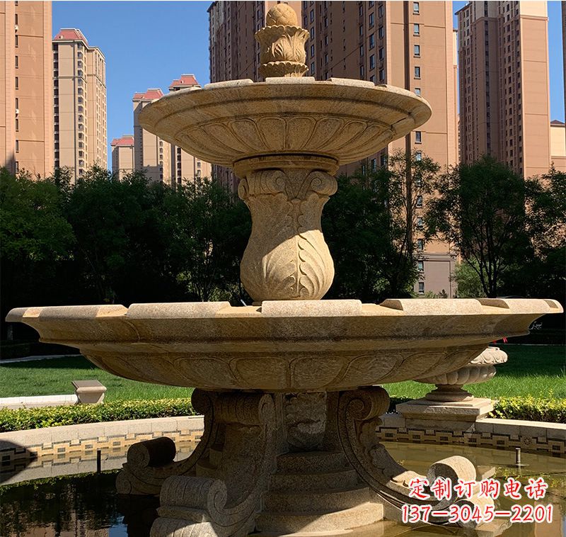 山东艺术品级石雕喷泉水景