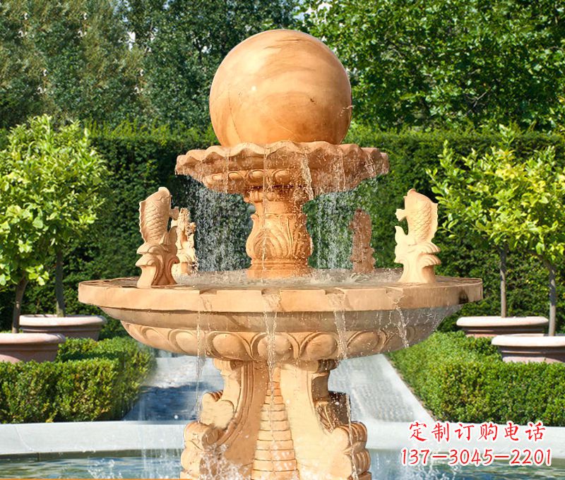 山东引领艺术风潮,精美喷泉雕塑