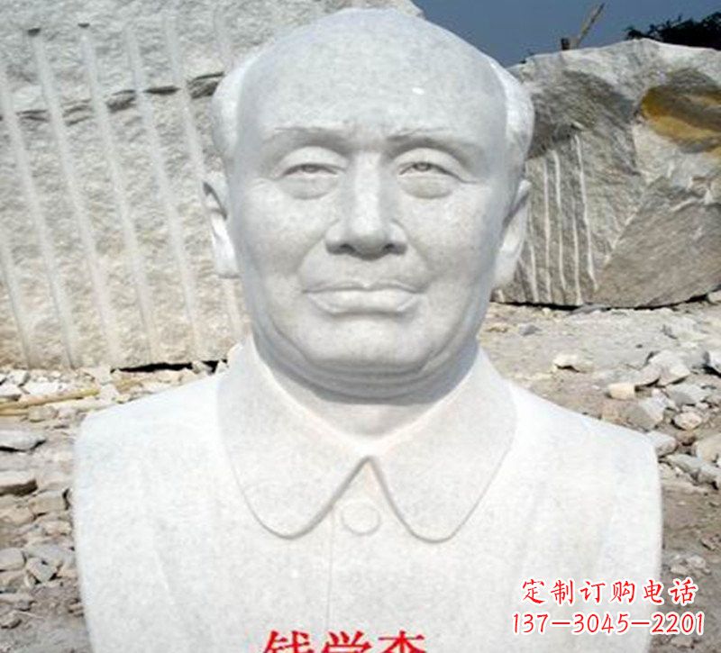 山东拥有雄浑气势的钱学森头像雕塑