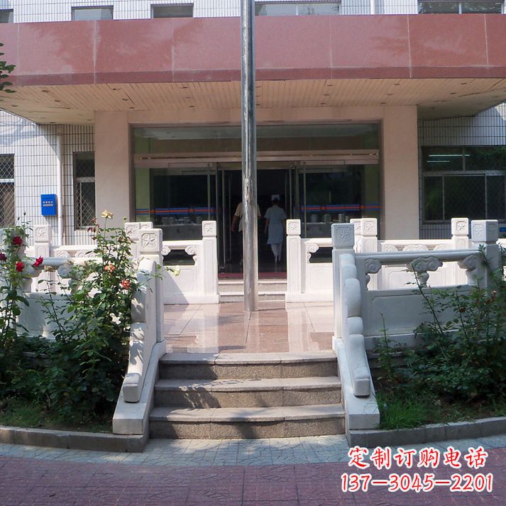 山东石雕校园国旗台