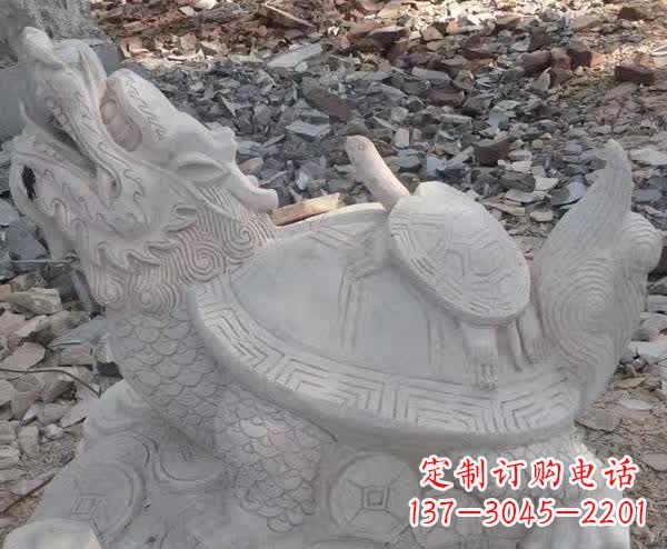 山东石雕招财神兽龙龟