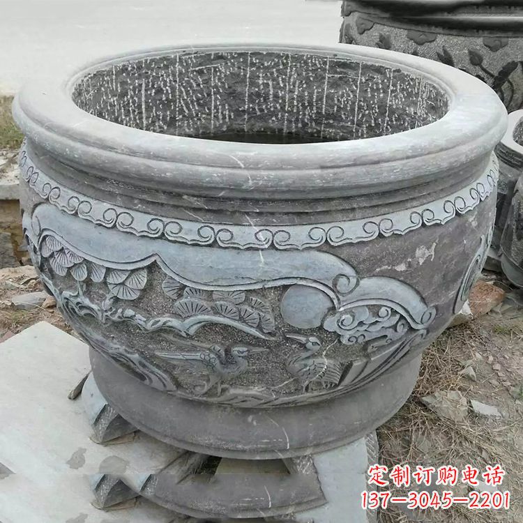 山东石刻园林鱼缸