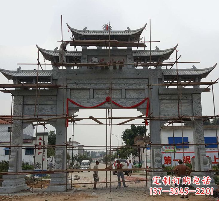 山东石牌坊雕塑